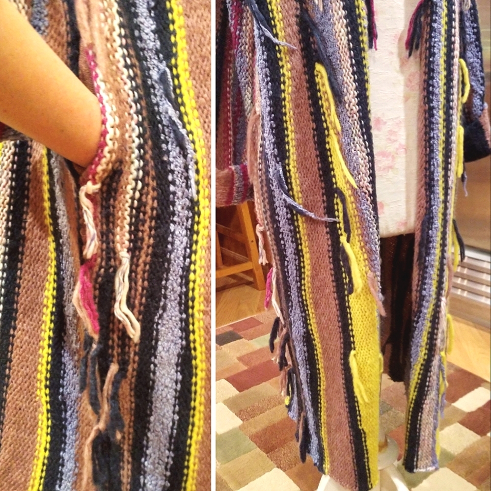ANTHROPOLOGIE Pilcro Dreamer Deco Striped Duster Cardi $198/A WORK OF ART/2020' - Picture 6 of 16